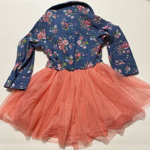 Western dress denim lace 12M Tangerine lace - Picture 7 of 7